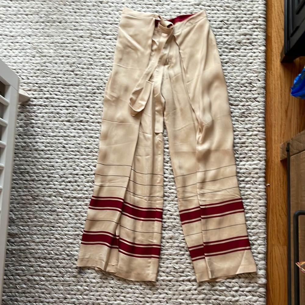 Zara palazzo waist wrap like new